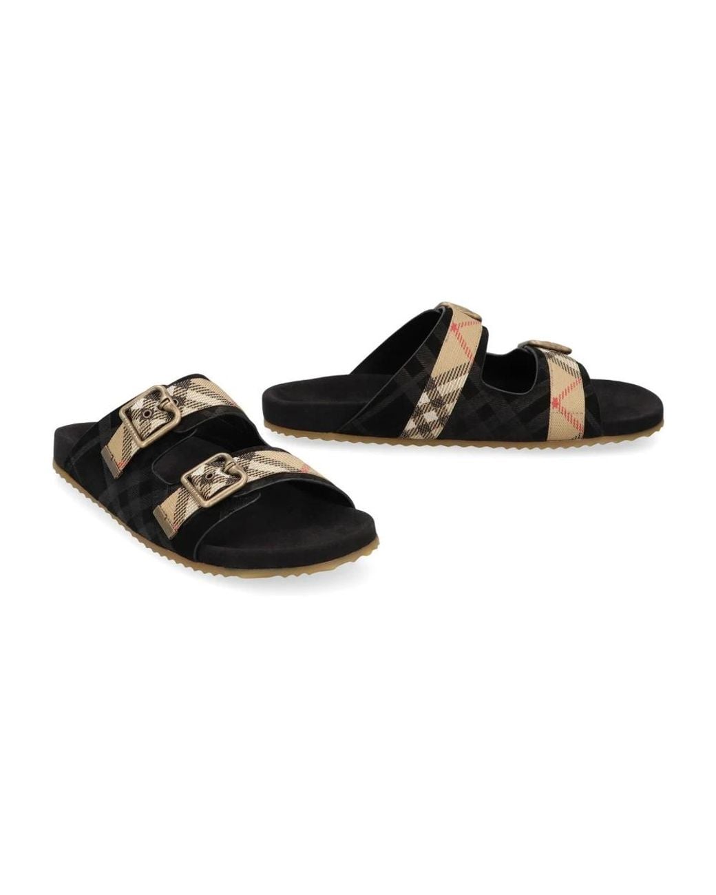 Burberry Black Sliders for men
