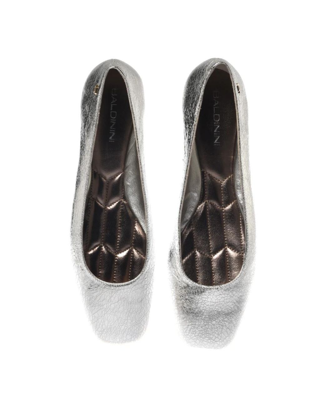 Baldinini Metallic Ballerina Shoes