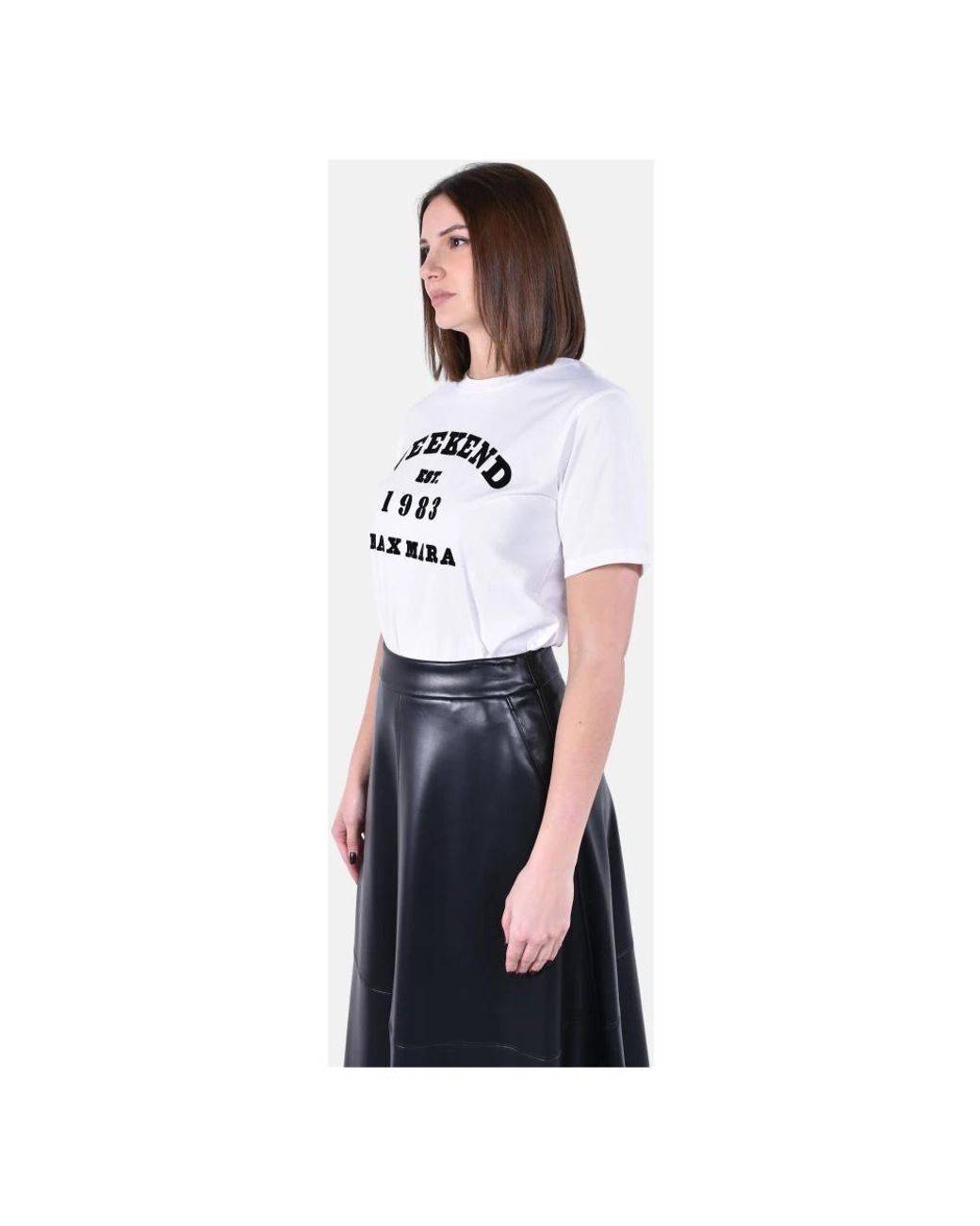 Leather Skirts Weekend by Maxmara de color Blue