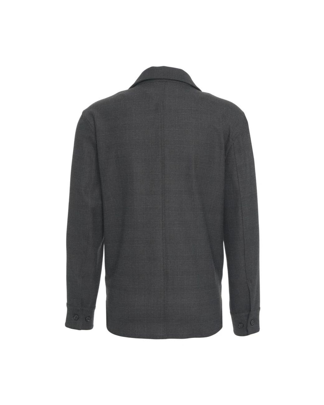 Paolo Pecora Gray Light Jackets for men