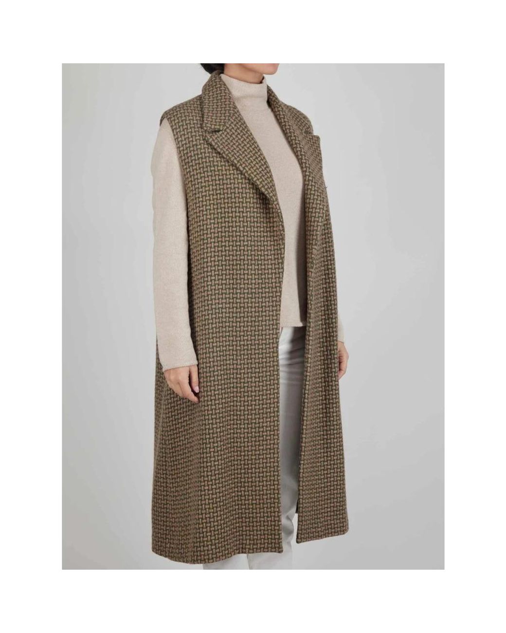 Vests Kiton de color Brown