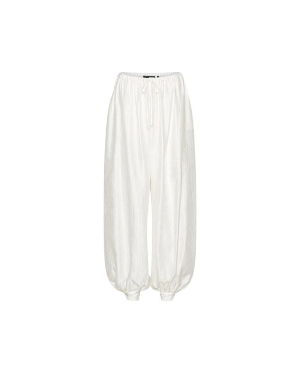ROTATE BIRGER CHRISTENSEN White Wide Trousers