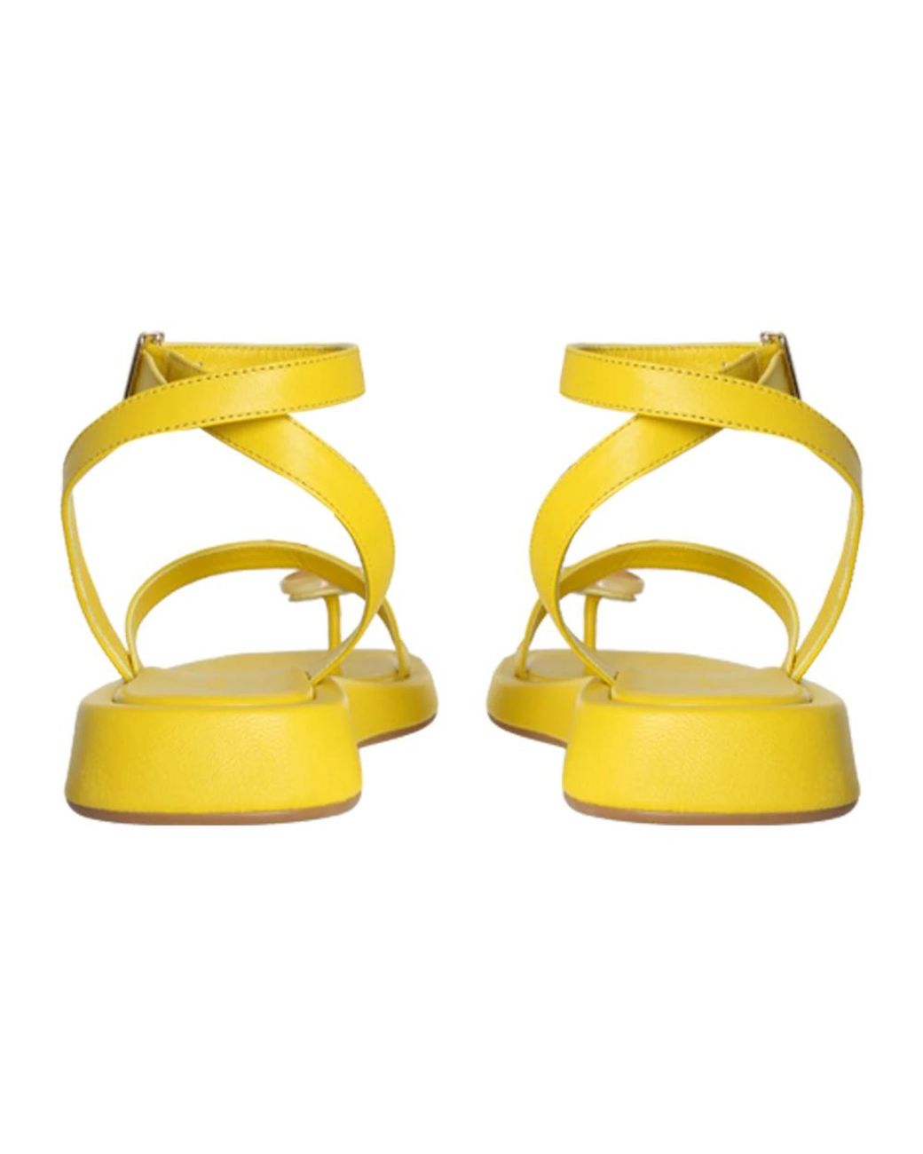 Gia Borghini Yellow Flat Sandals