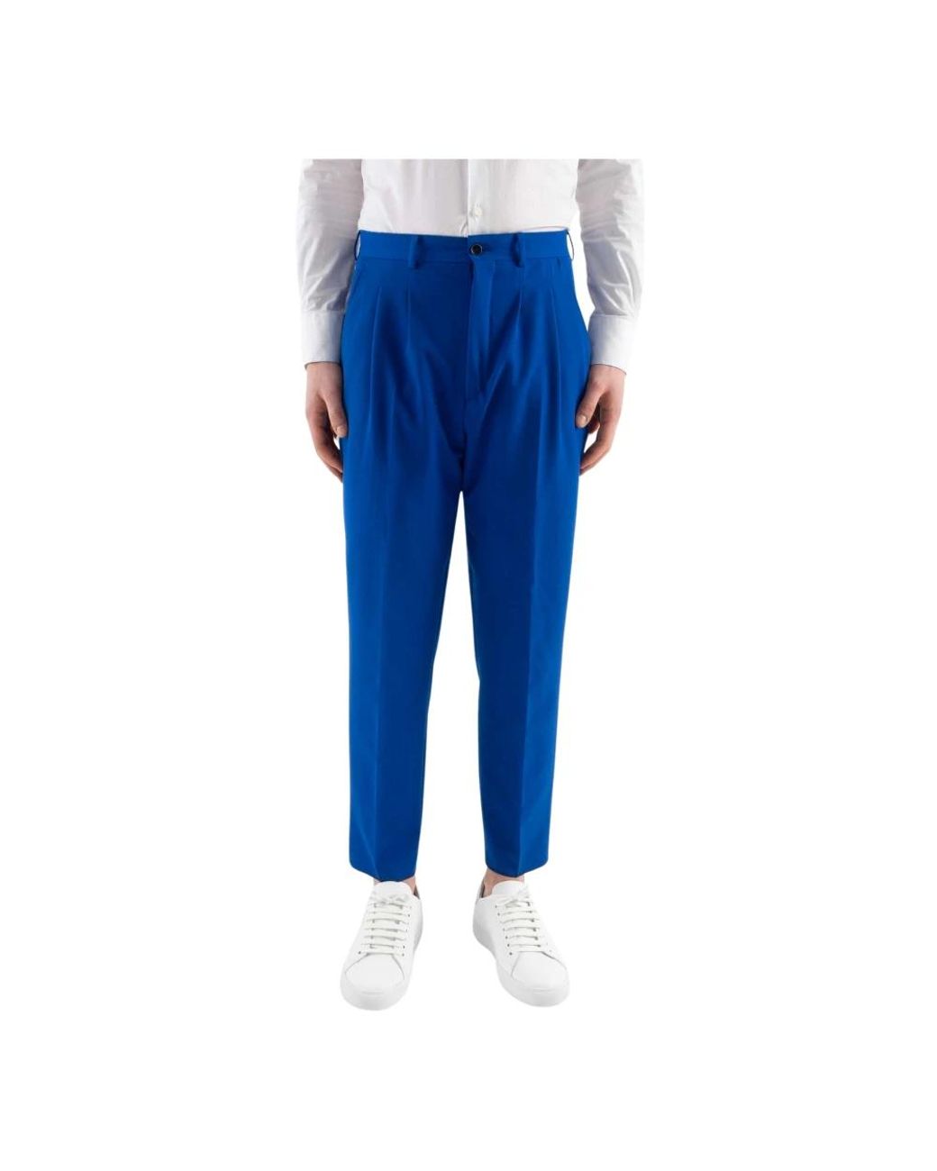 Cor Sine Labe Doli Blue Suit Trousers for men
