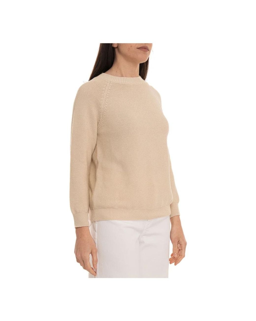 Weekend by Maxmara Natural Round-Neck Knitwear