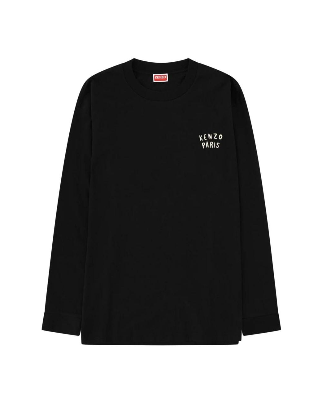 KENZO Black Long Sleeve T-Shirts for men