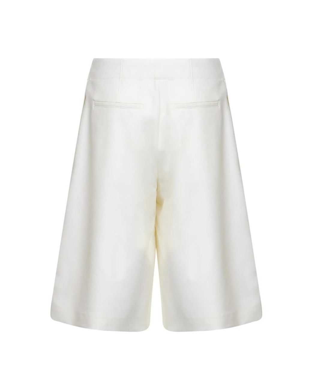 Jacquemus White Long Shorts for men
