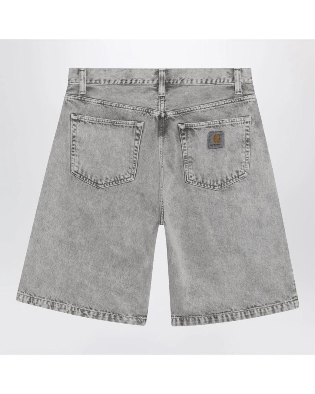 Carhartt Gray Denim Shorts for men