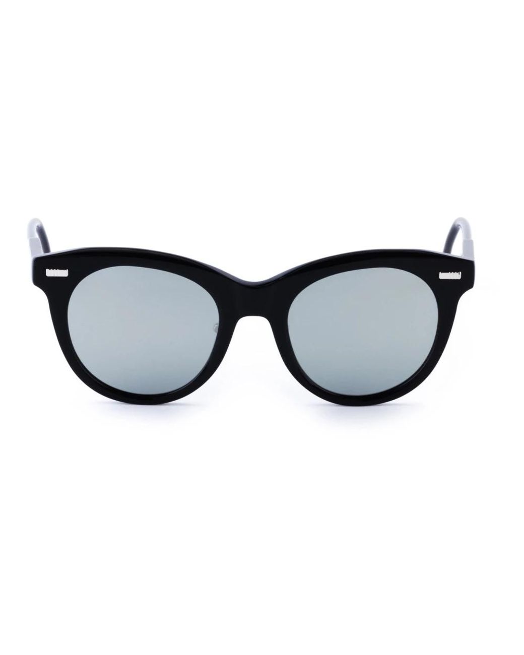 Thom Browne Accessoires ,Zwart ,Acetate Cateye Zonnebril in het Black