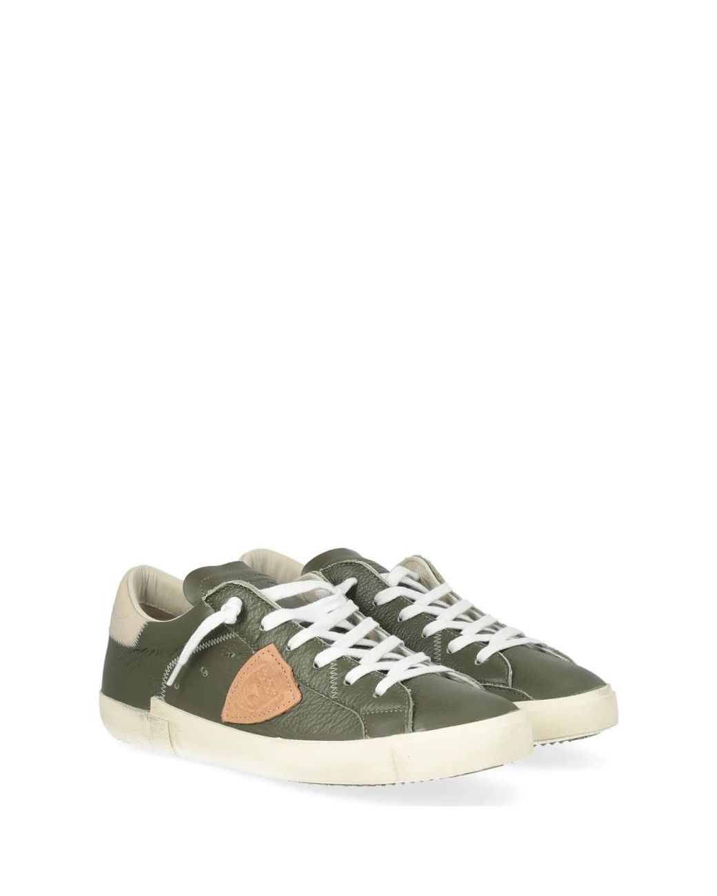Philippe Model Green Sneakers for men