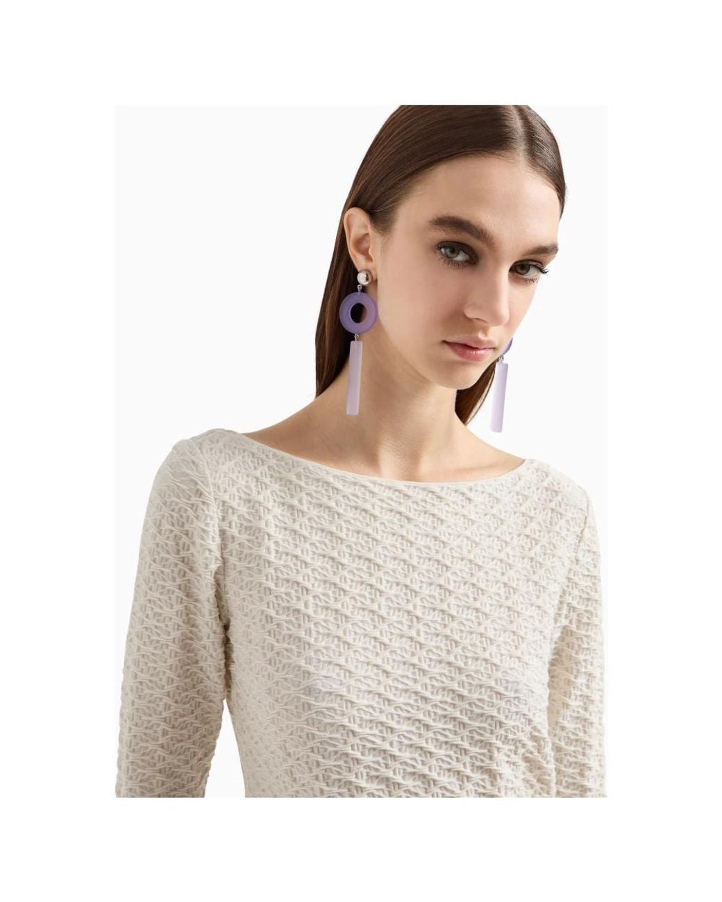 Emporio Armani Natural Long Sleeve T-Shirts