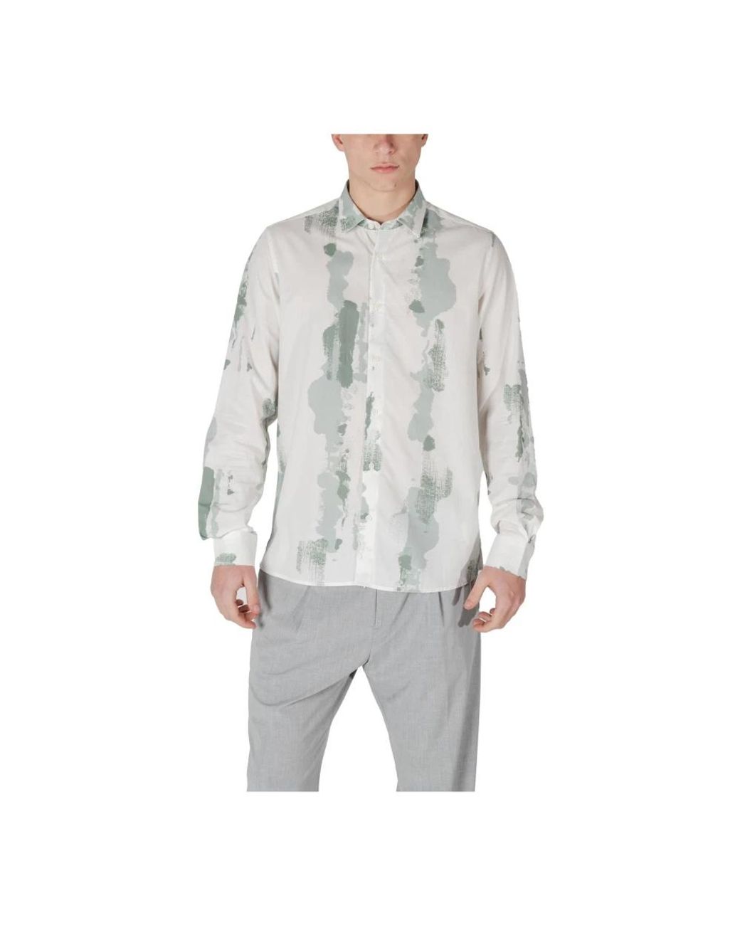Antony Morato Gray Casual Shirts for men