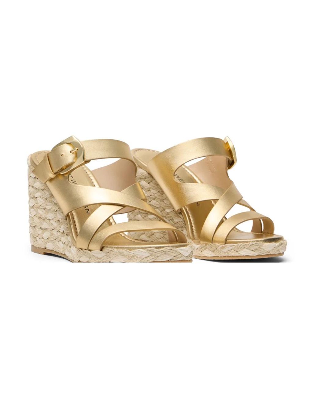 Wedges di Stuart Weitzman in Metallic
