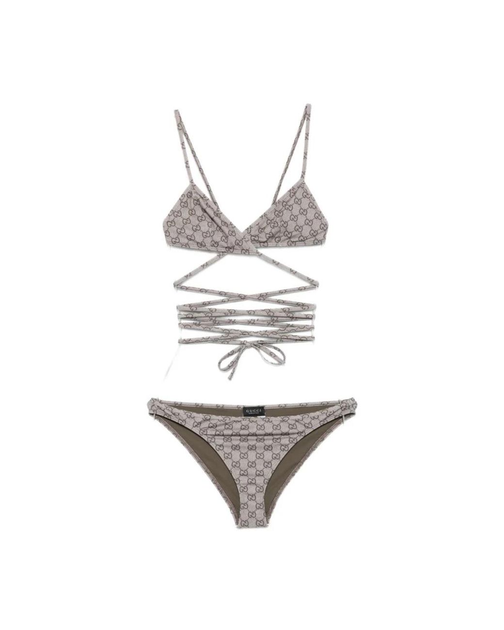 Gucci Metallic Bikinis