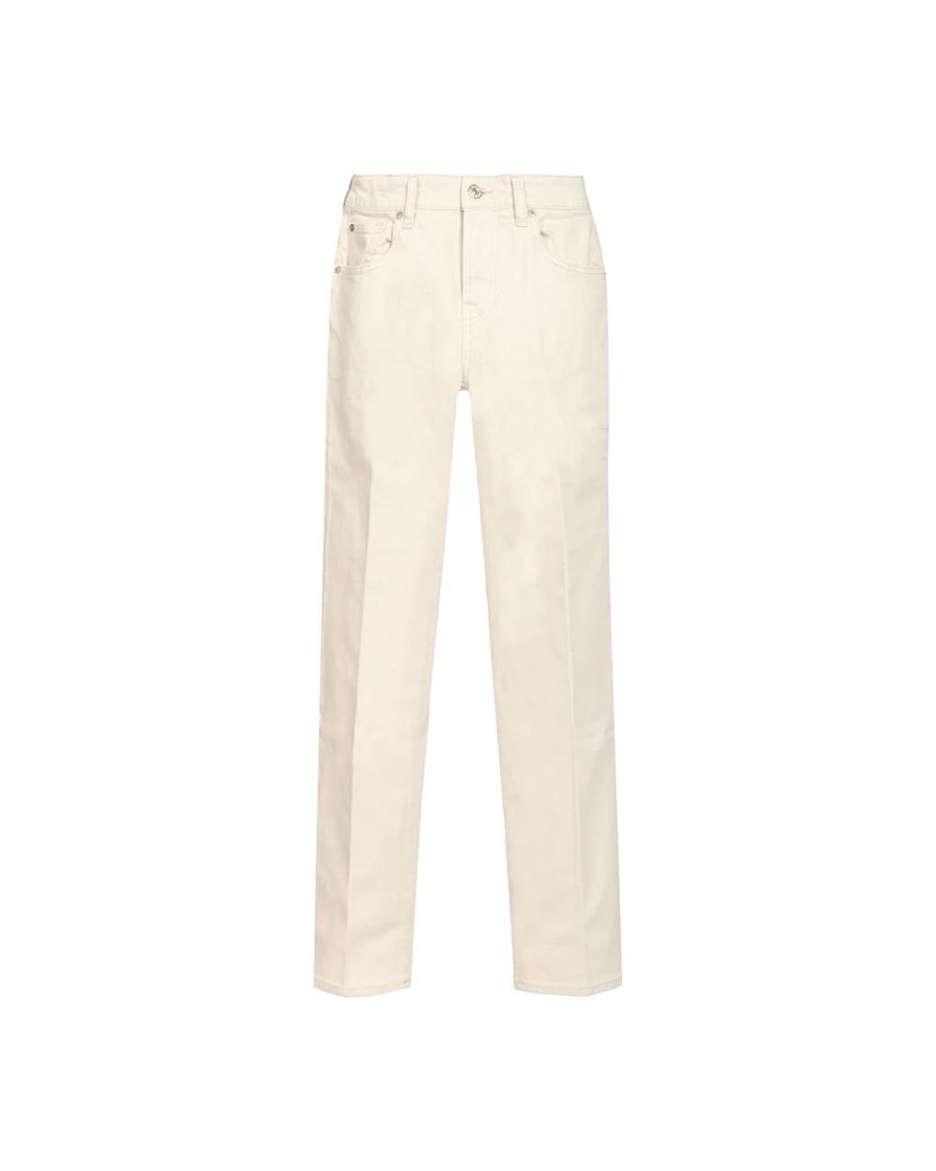 7 For All Mankind Natural Straight Fit Jeans
