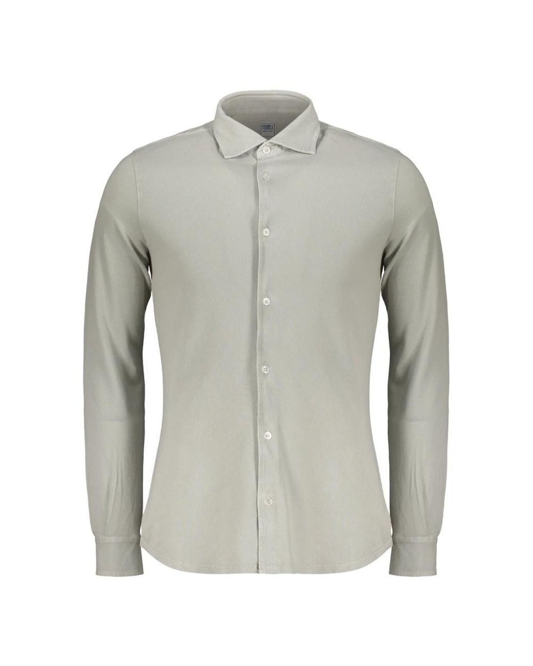 Fedeli Gray Casual Shirts for men