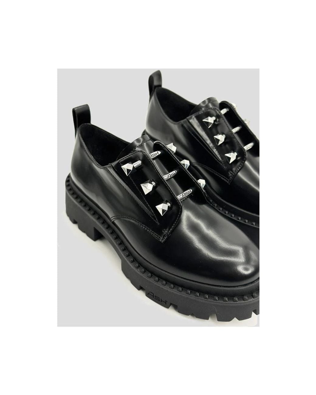 Ash Black Laced Shoes