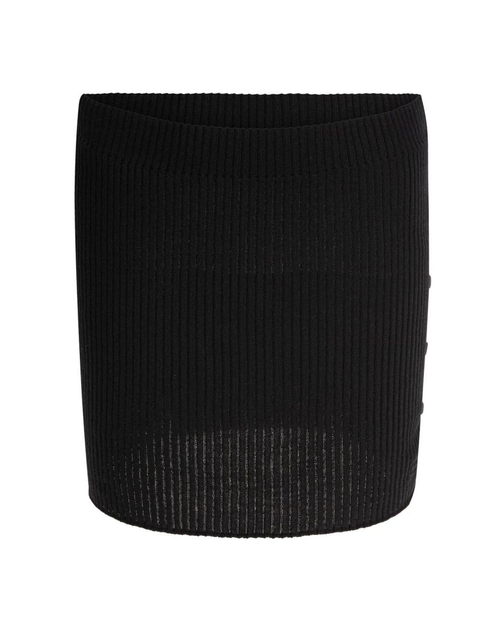 Courreges Short Skirts in het Black