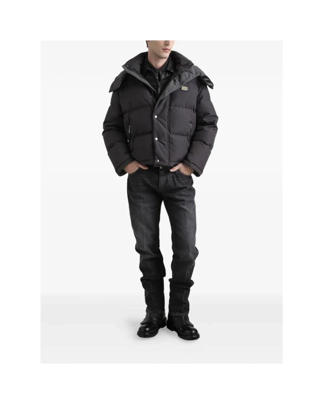 Winter Jackets Dolce & Gabbana de hombre de color Black