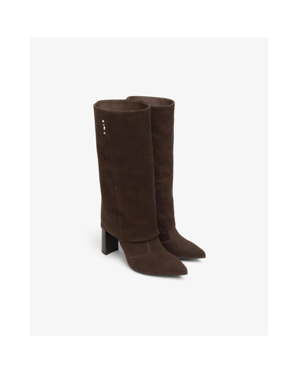 Nero Giardini Brown Heeled Boots