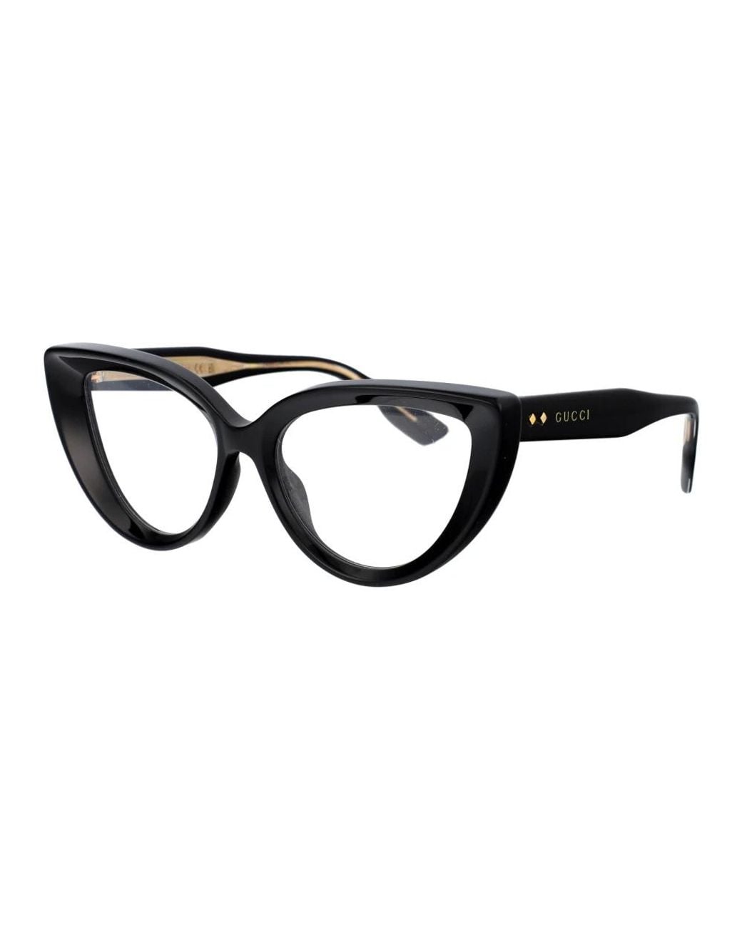 Gucci Black Gg1530O Linea Rivets Eyeglasses