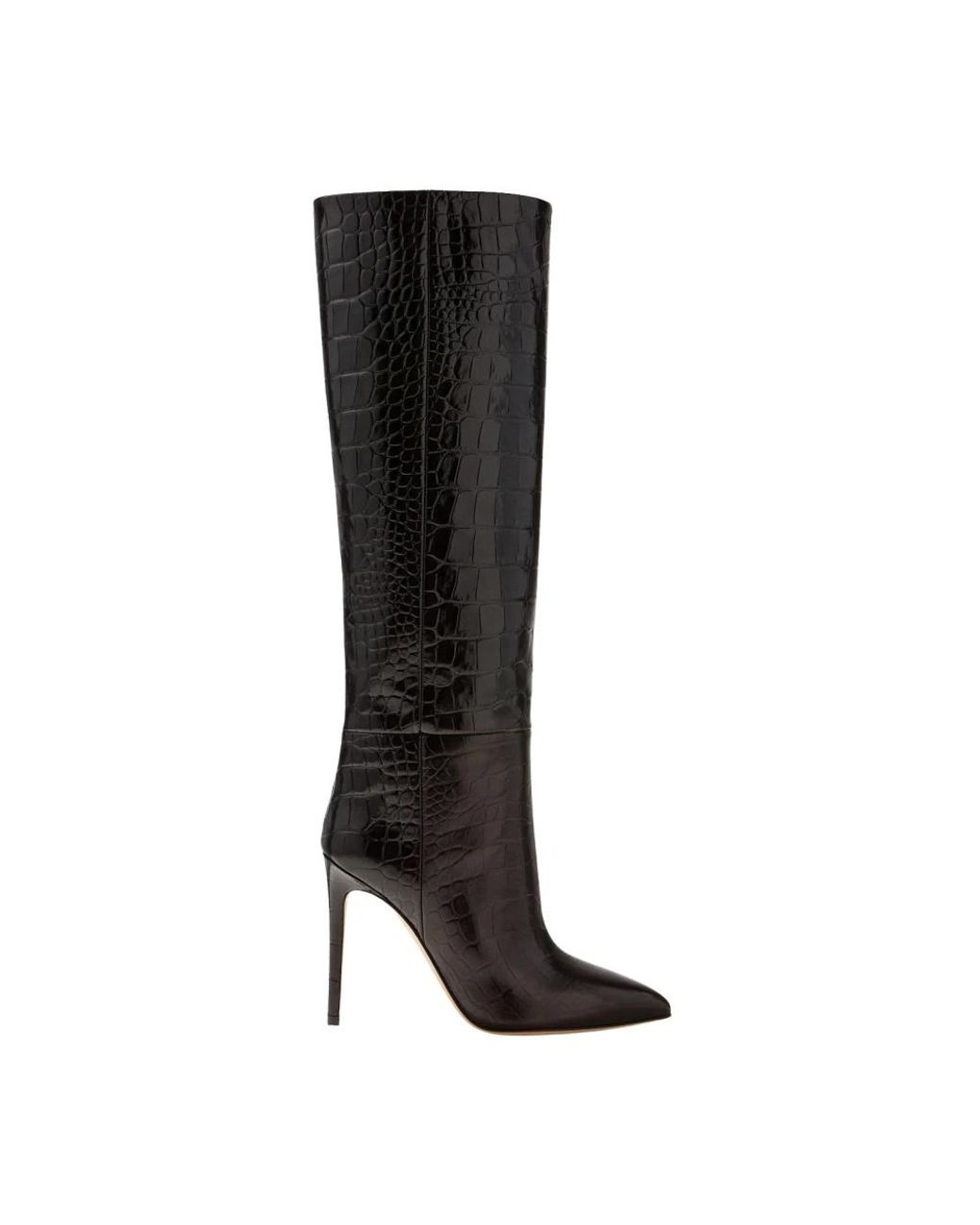 Paris Texas Black Heeled Boots