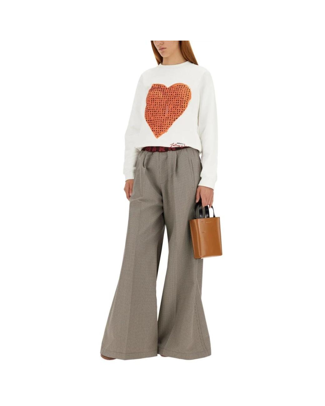 Marni Gray Wide Trousers