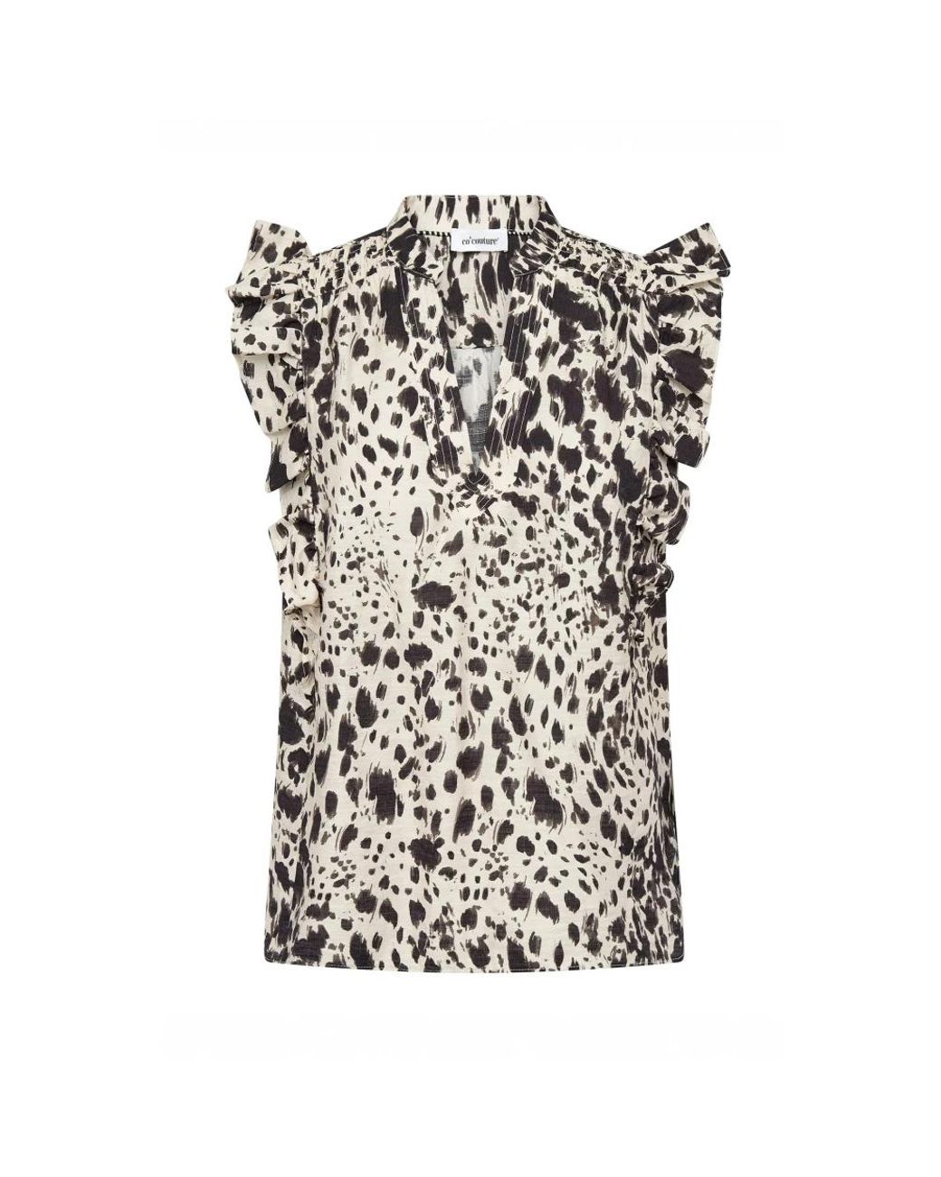 Blouses co'couture en coloris Black