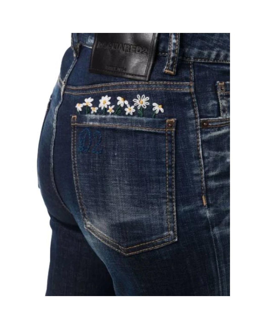DSquared² Blue Straight Jeans