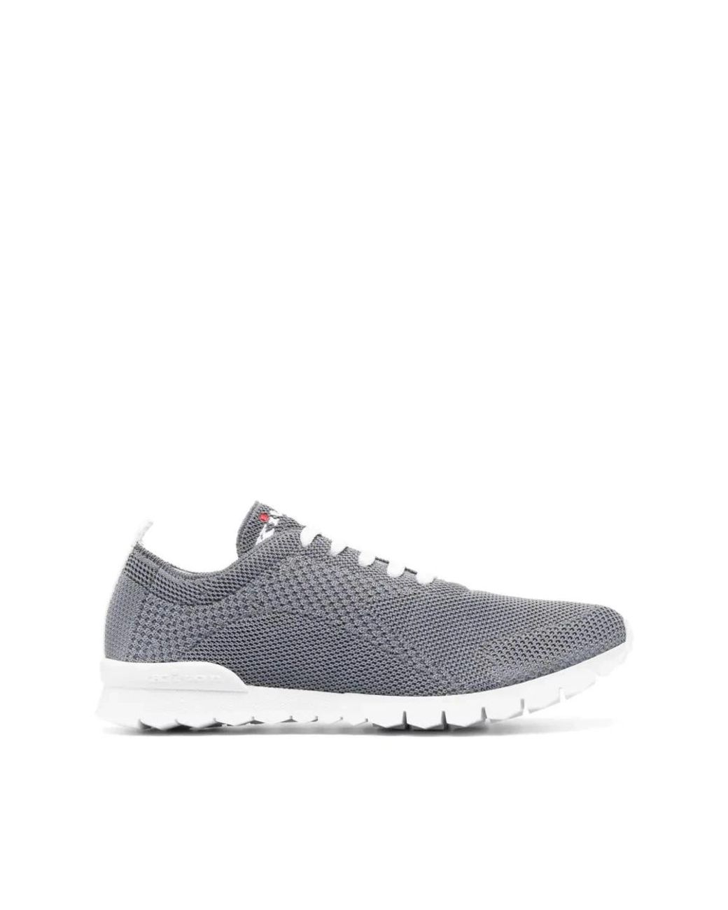 Kiton Schoenen ,Grijs ,Katoen Fit Sneakers in het Gray voor heren