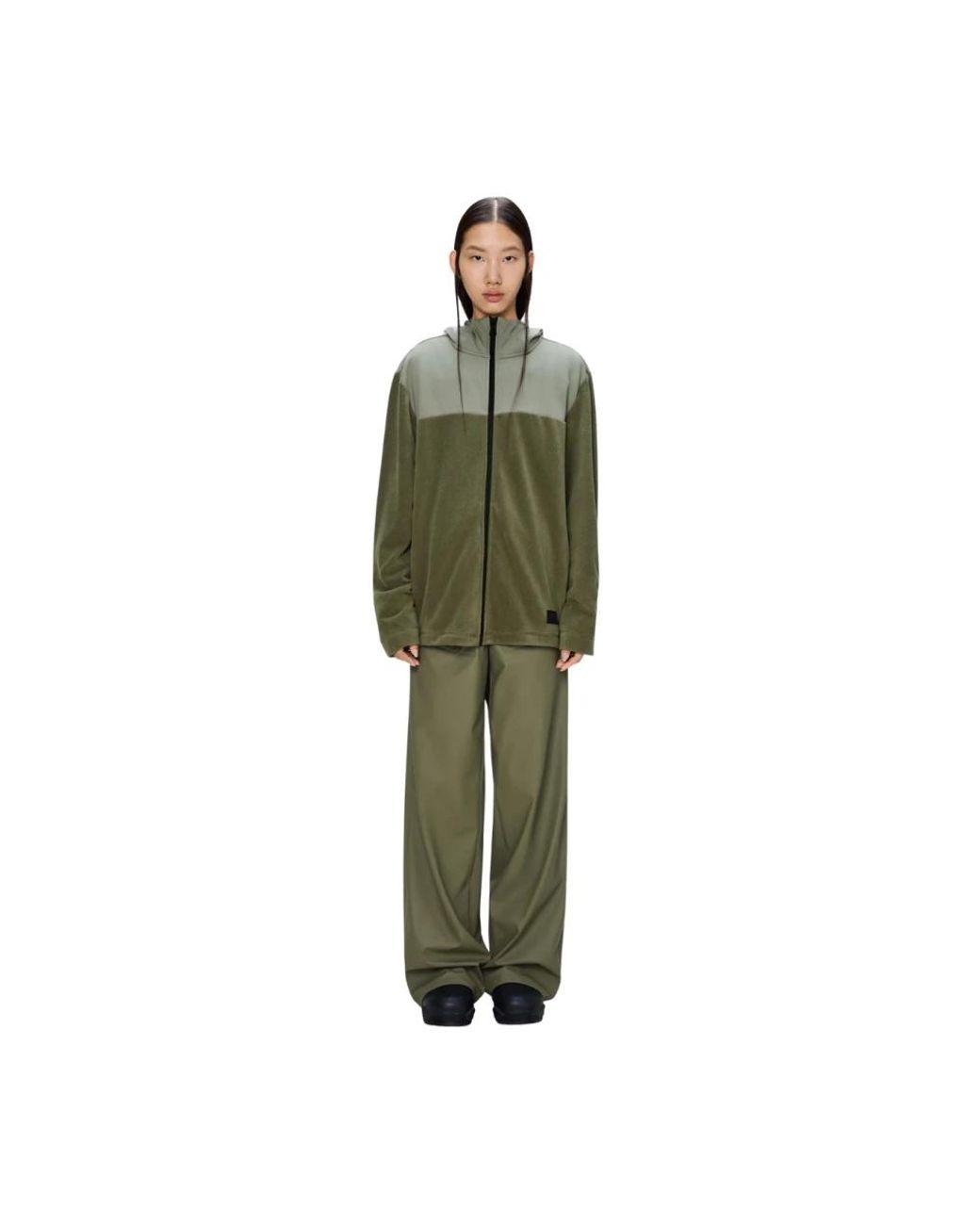 Light Jackets Rains de color Green