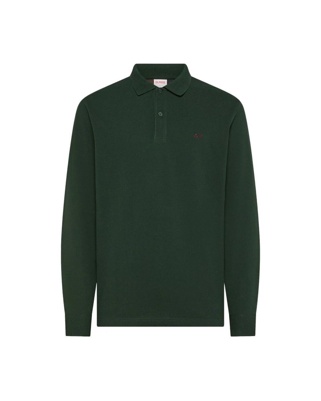 Sun 68 Green Polo Shirts for men