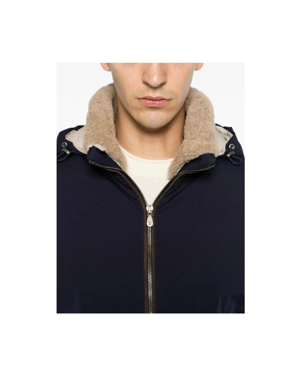 Brunello Cucinelli Blue Light Jackets for men