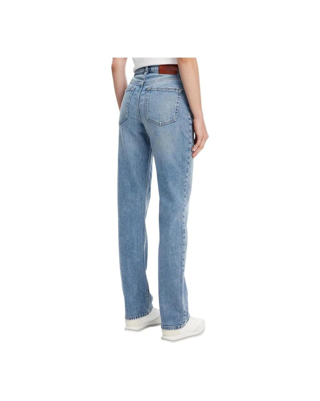 Calvin Klein Blue Straight Fit Jeans