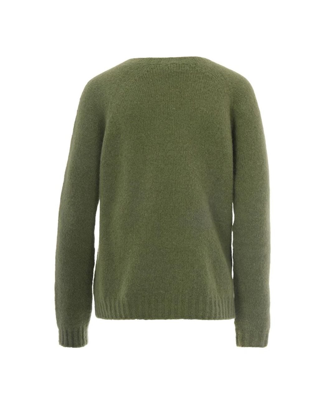 Max Mara Green Round-Neck Knitwear