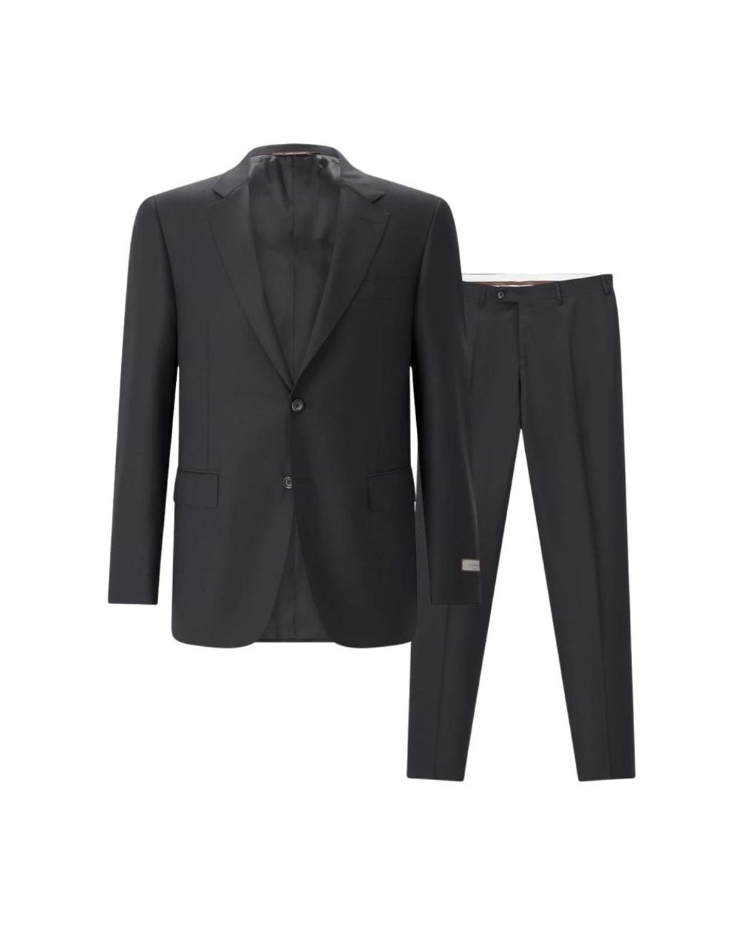 Canali Blue Single Breasted Suits for men