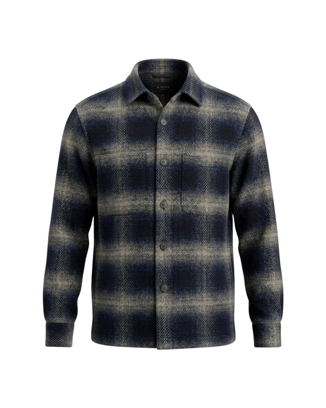 Xacus Overshirt in het Blue voor heren