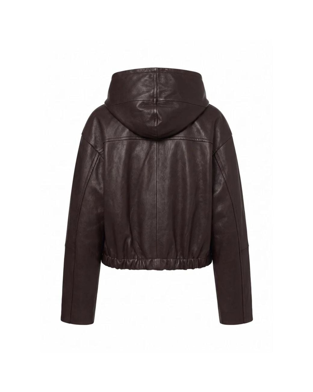 Sportmax Black Leather Jackets