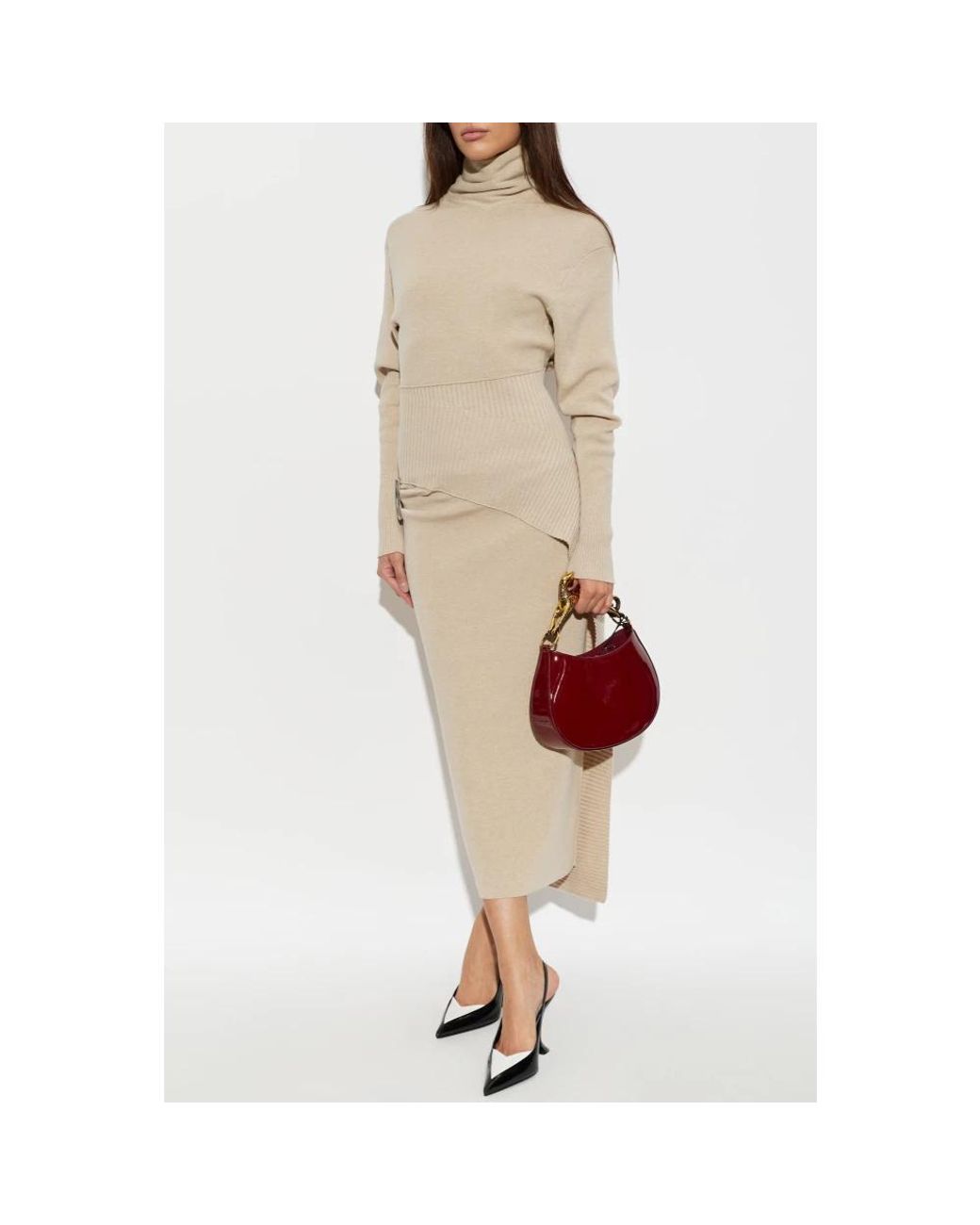 Knitted Dresses Lanvin de color Natural