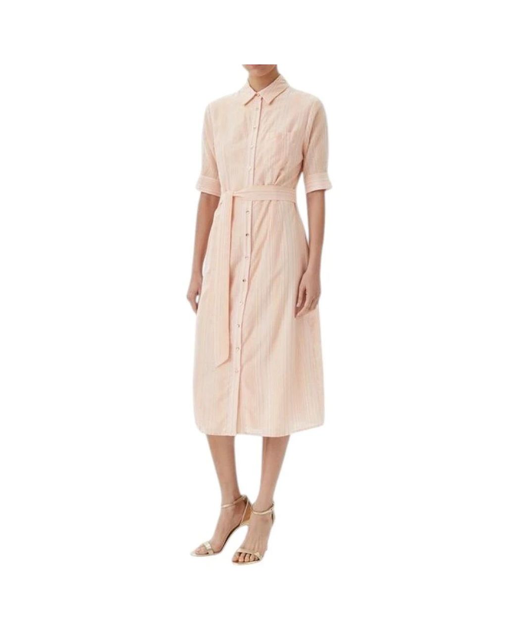 Fracomina Pink Shirt Dresses