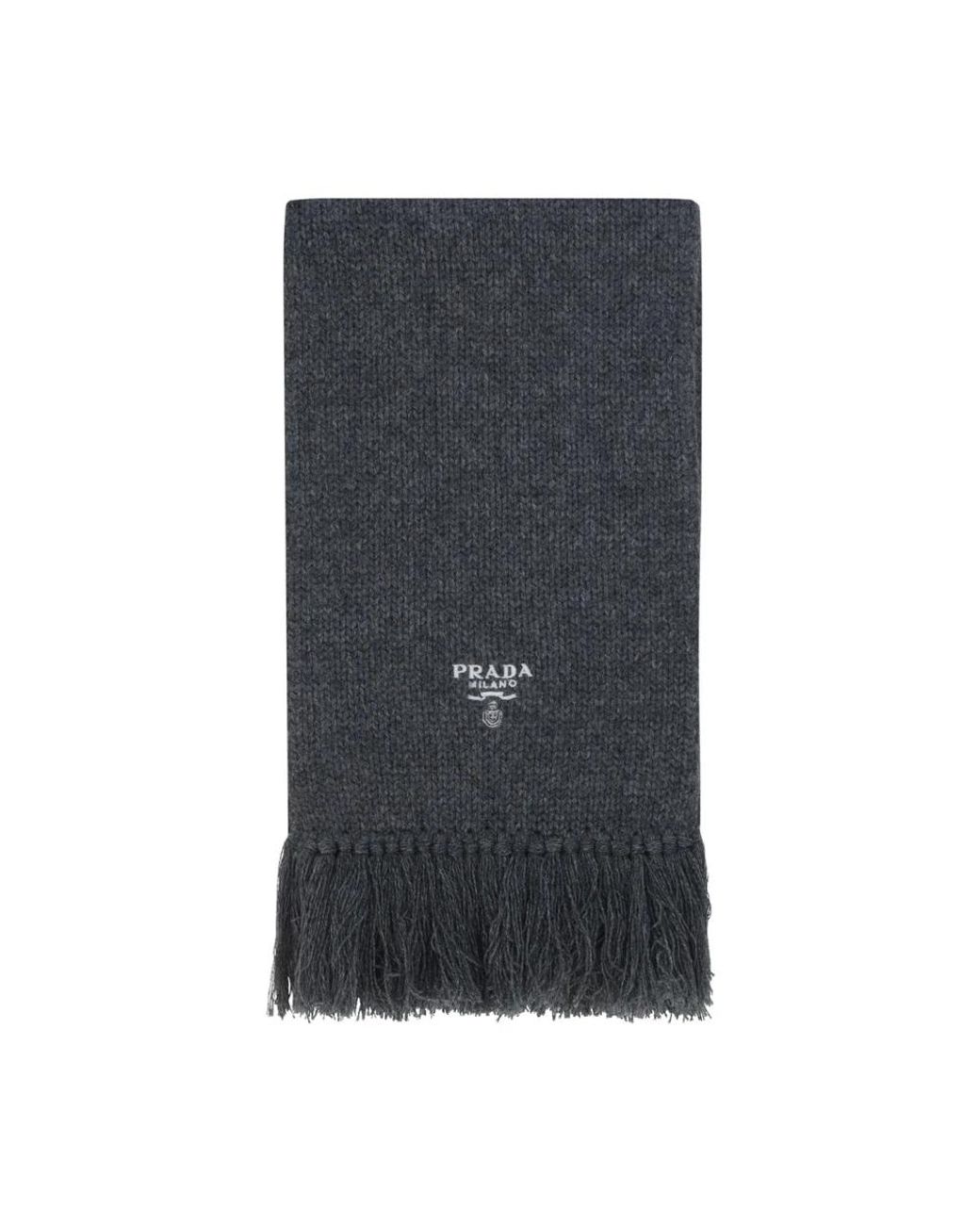 Prada Winter Scarves in het Gray voor heren