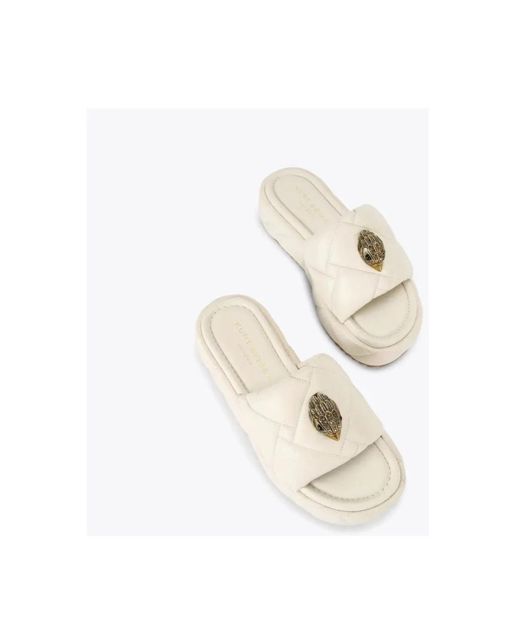 Kurt Geiger White Sliders
