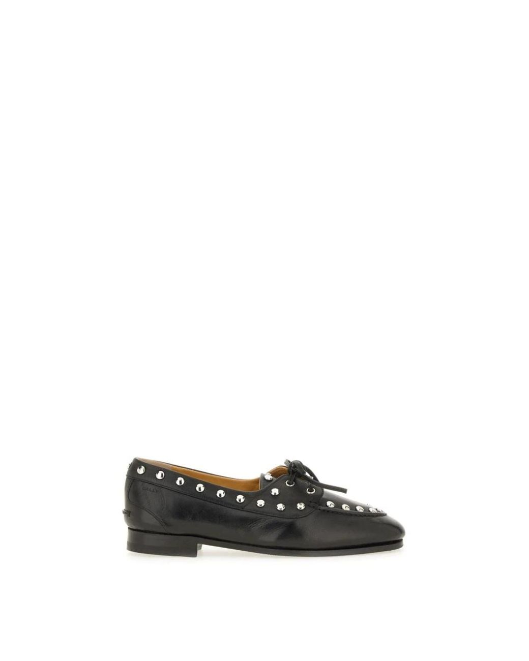 Bally Black Pathy Studded Loafers