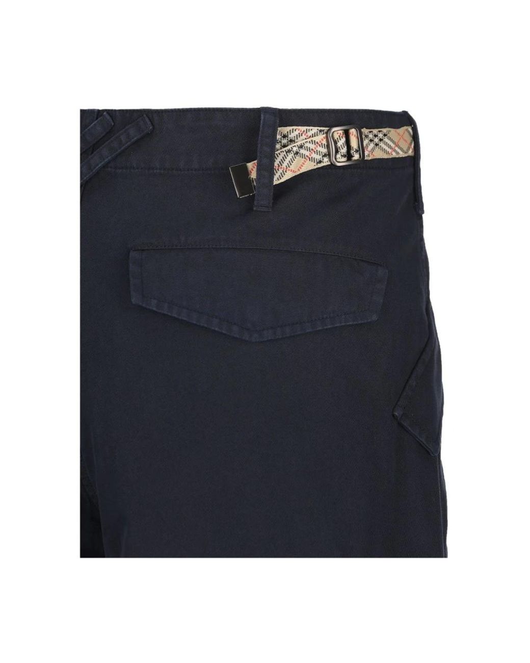 Burberry Blue Wide Trousers for men