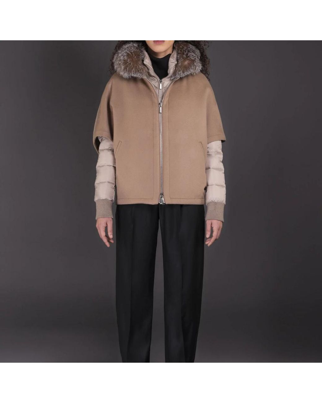 Jackets > down jackets - beige Moorer en coloris Brown