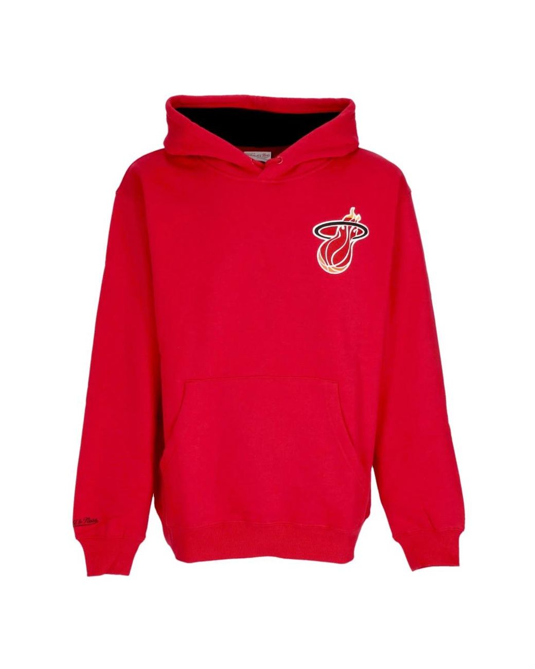 Mitchell & Ness Hoodies & Sweatvesten ,Rood ,Katoen Miami Heat Vintage Logo Hoodie in het Red voor heren