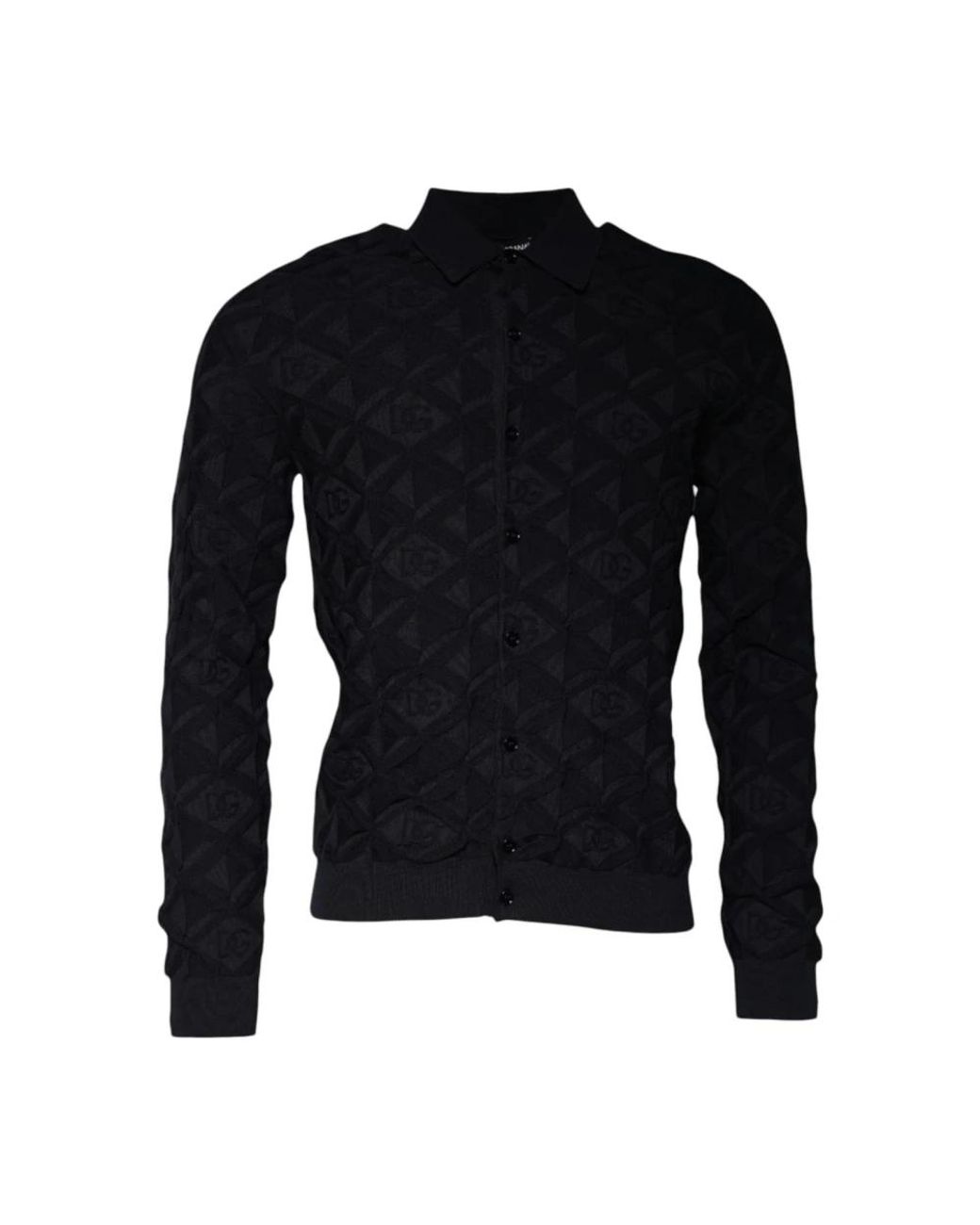 Cardigans Dolce & Gabbana de hombre de color Black