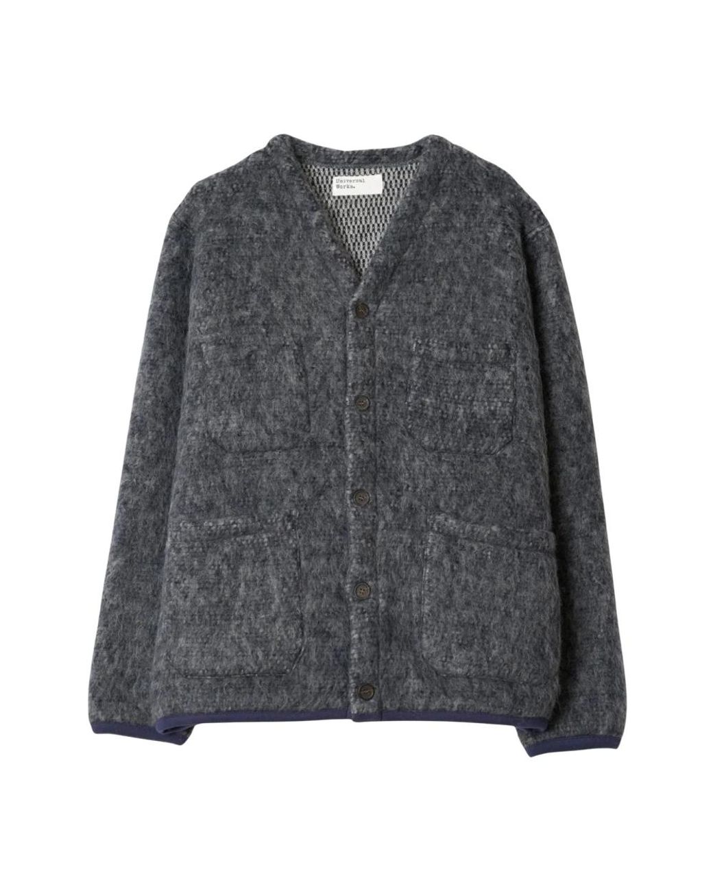 Cardigans Universal Works de hombre de color Gray