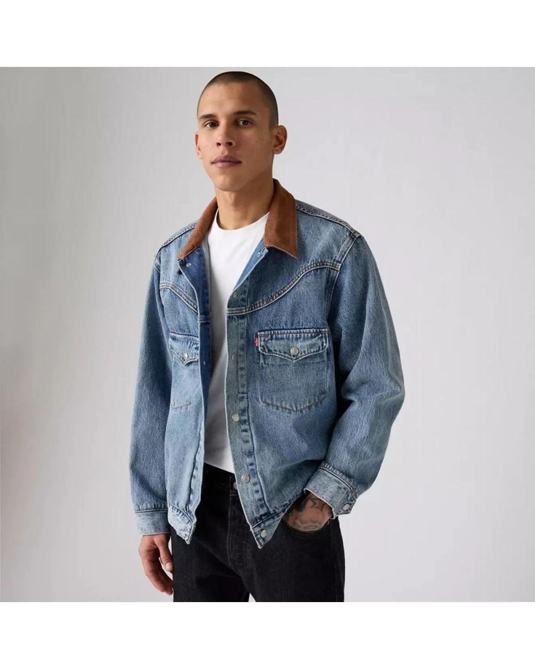 Levi's Denim Jassen in het Blue voor heren