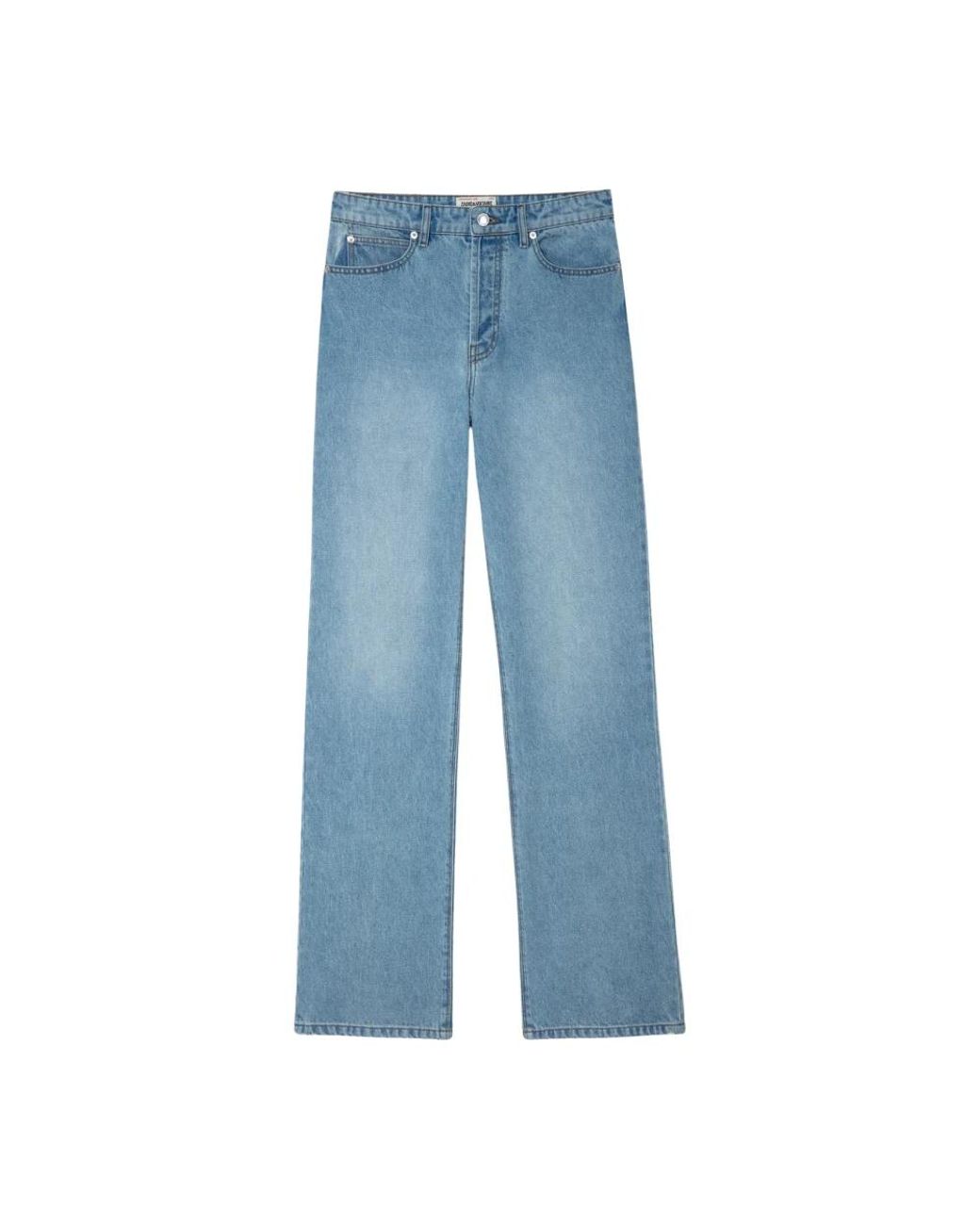 Zadig & Voltaire Blue Straight Fit Jeans